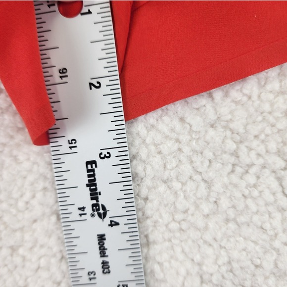 Joy Lab Women Red Athletic Shorts Laser Cut Perforated Layered Size Medium - Picture 7 of 8